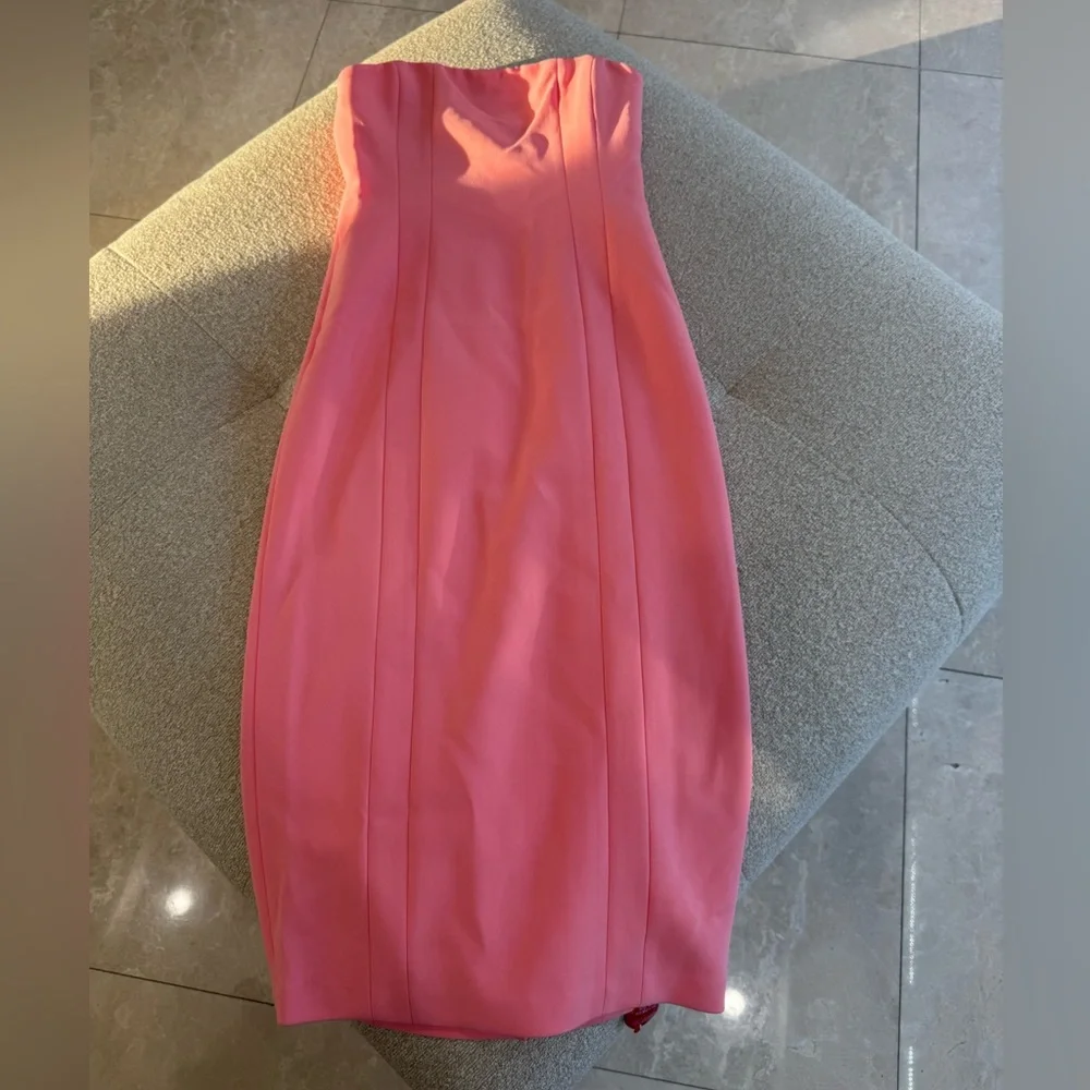 NWT ALC ELIZABETH MIDI DRESS- PINK- SIZE 6 - Picture 4 of 7